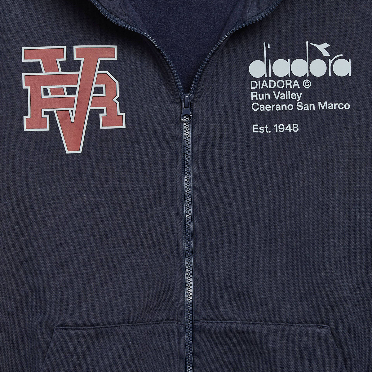Diadora Hoodie FZ Run Valley