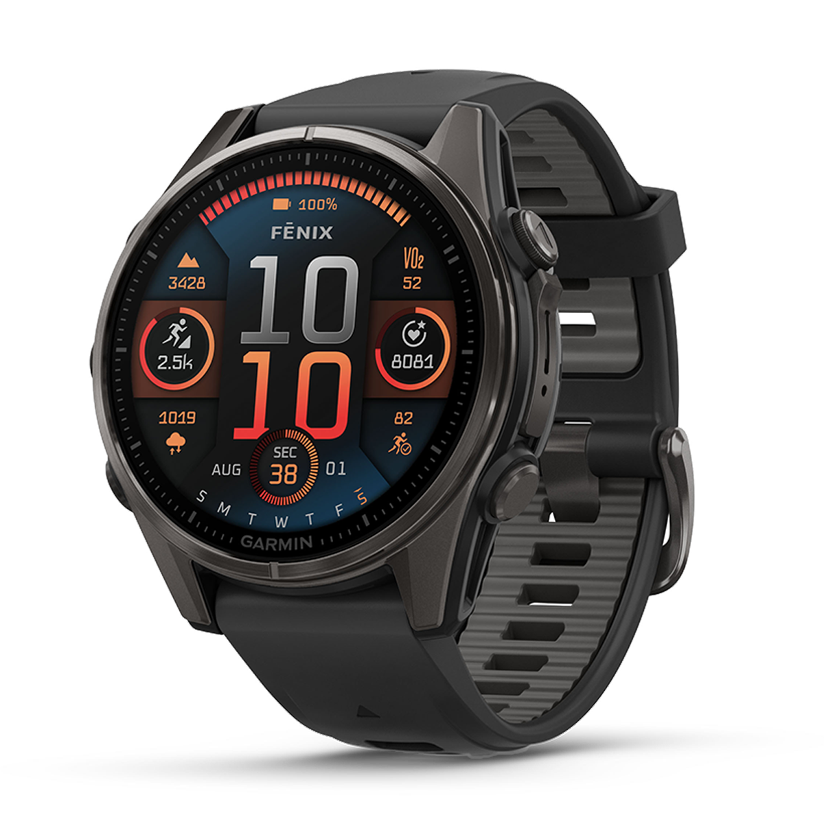 Carbon Gray DLC Titanium Black - Pebble Gray / 51 mm