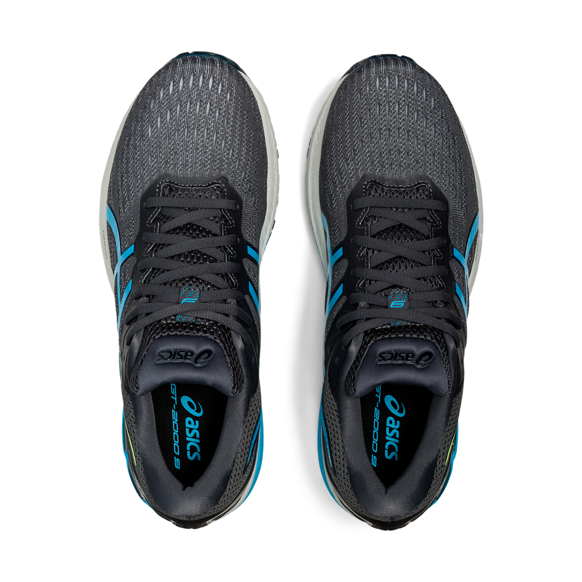 Asics GT 2000 9 - Carrier Grey - Digital Aqua