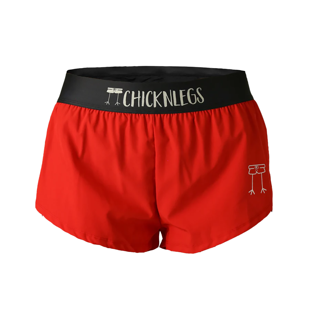 ChicknLegs 1.5" Split Shorts Red