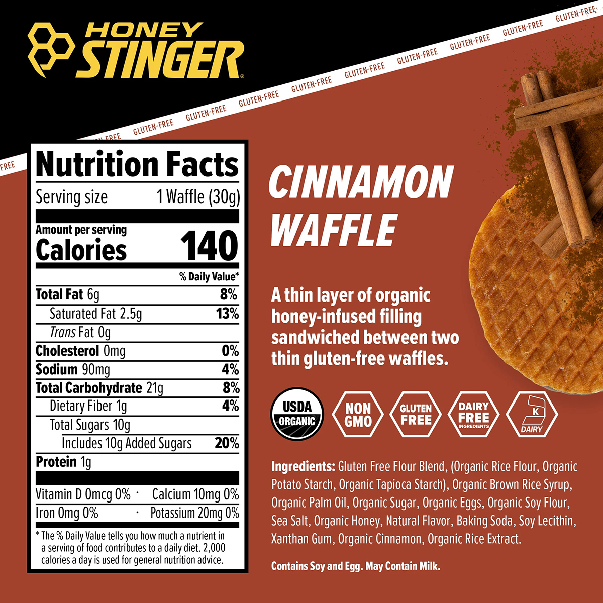 Honey Stinger Waffle 12 Count