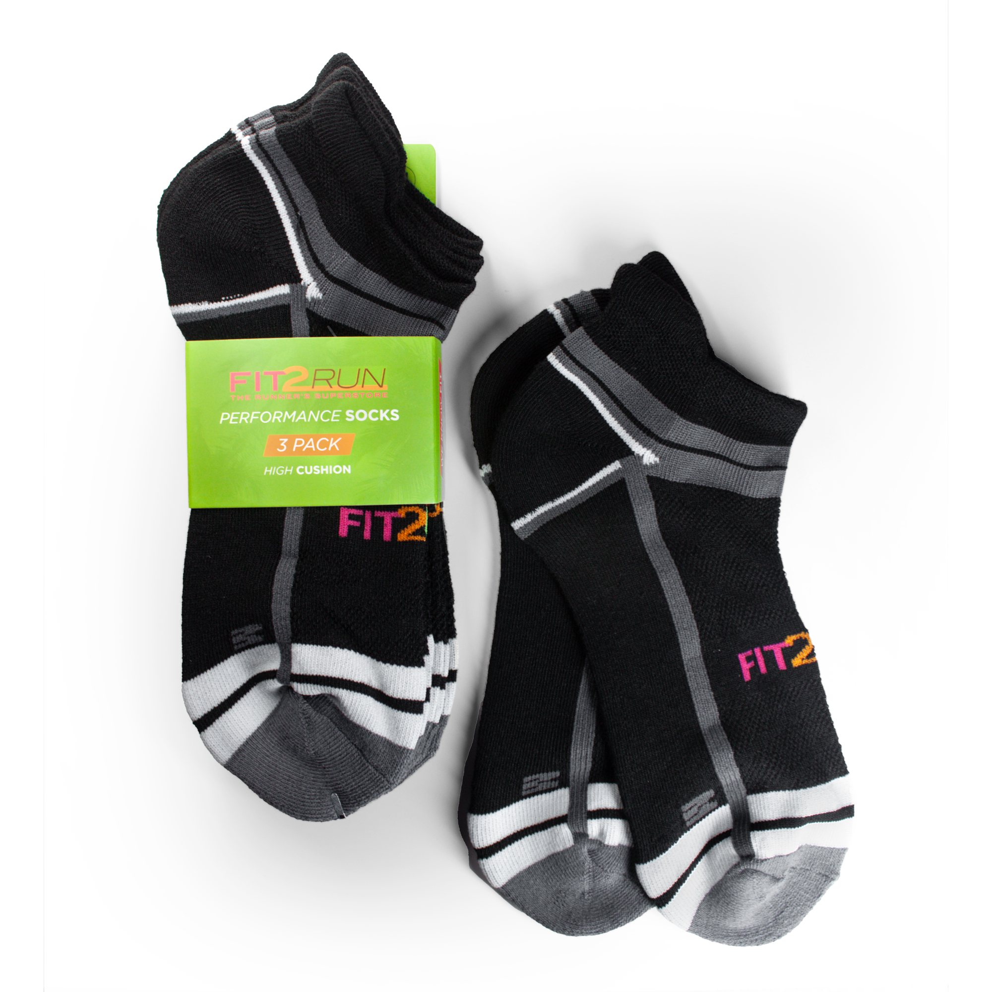 F2R High Cushion Socks 3pk