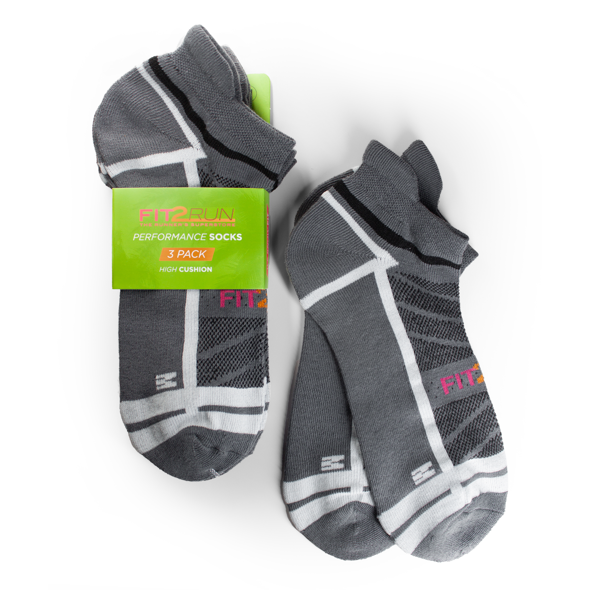 F2R High Cushion Socks 3pk