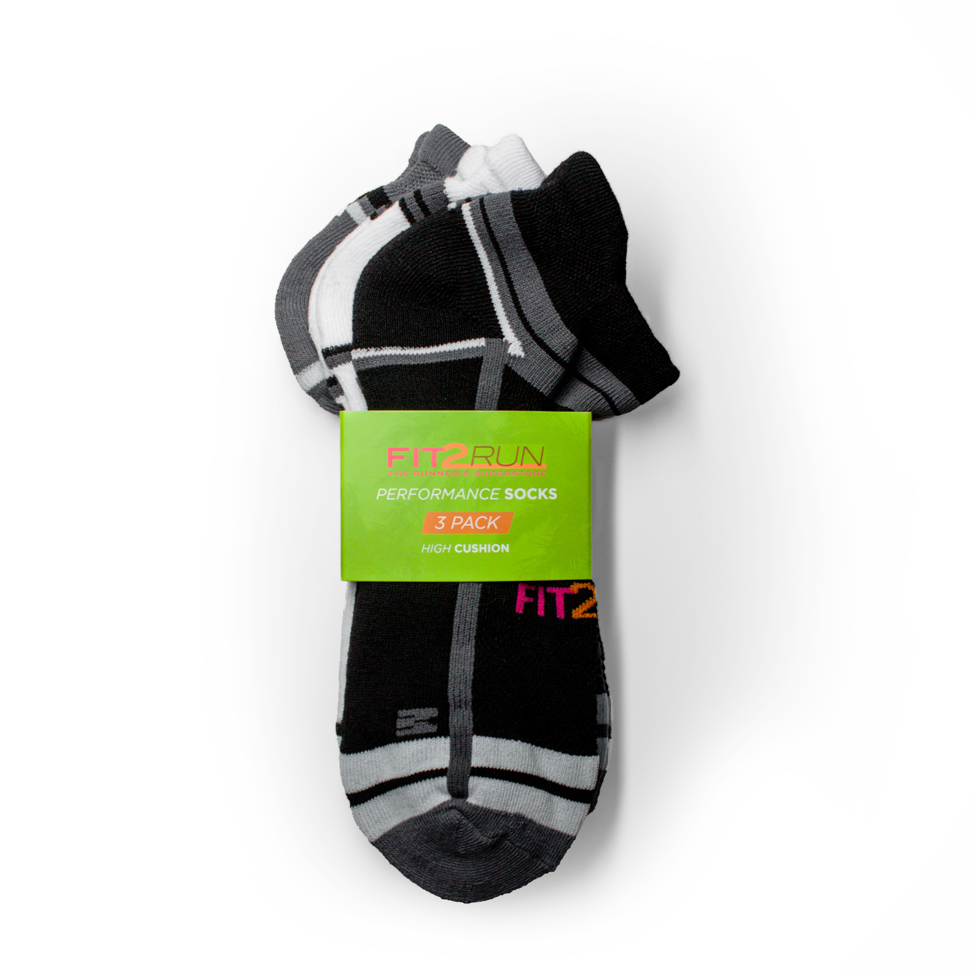 F2R High Cushion Socks 3pk