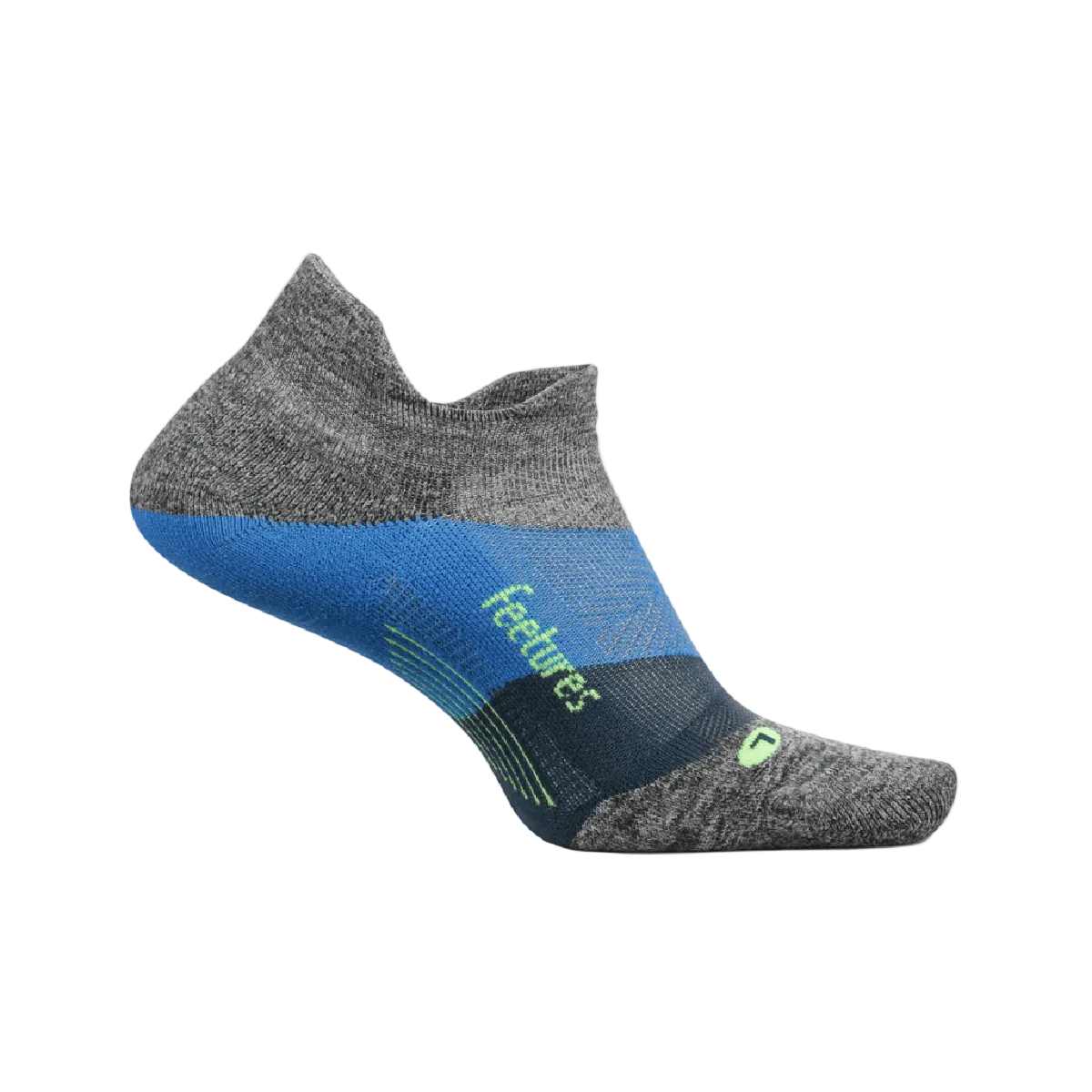 Feetures Elite Light Cushion No Show Tab - Gravity Grey