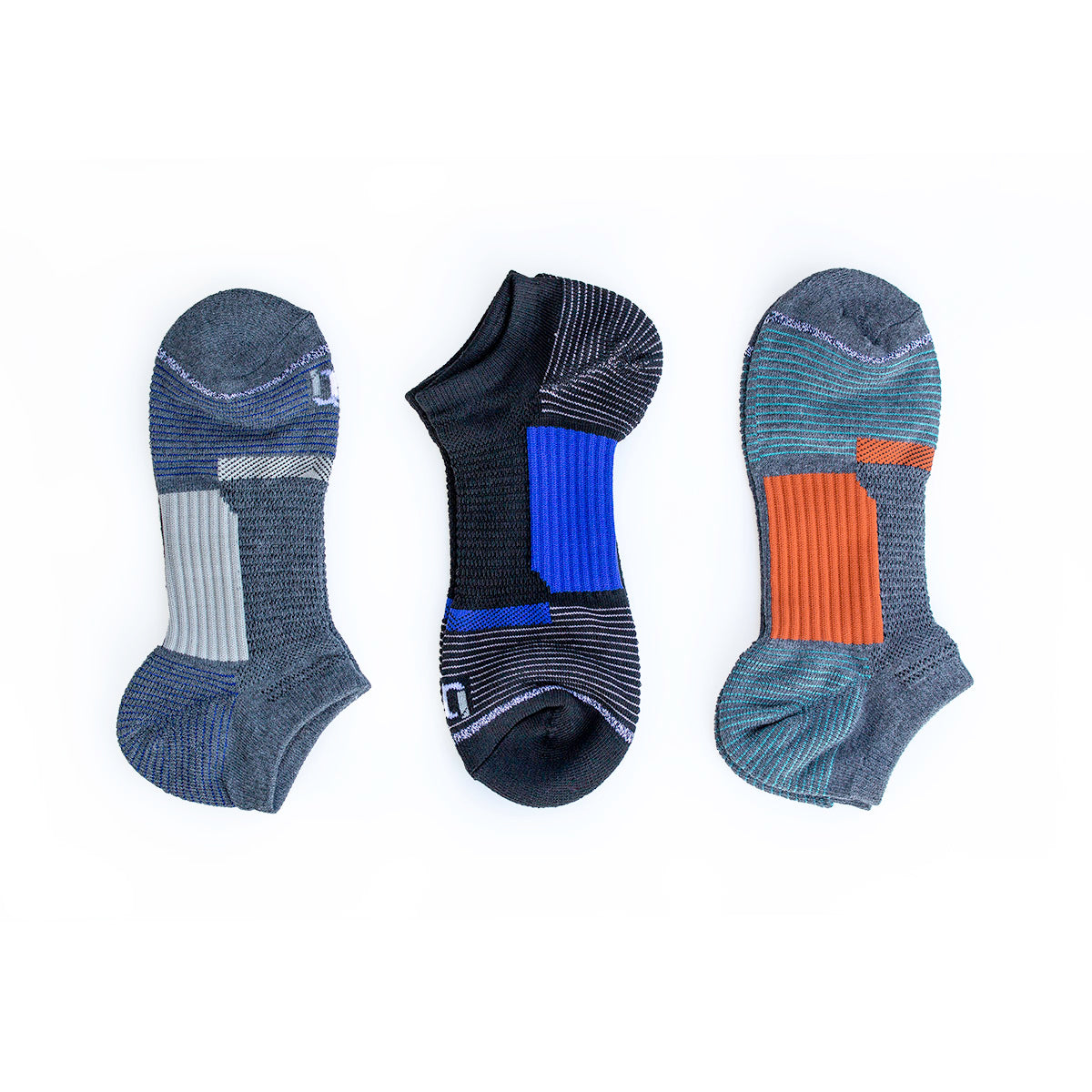 IQ Brands Poly Cushion 3pk Socks