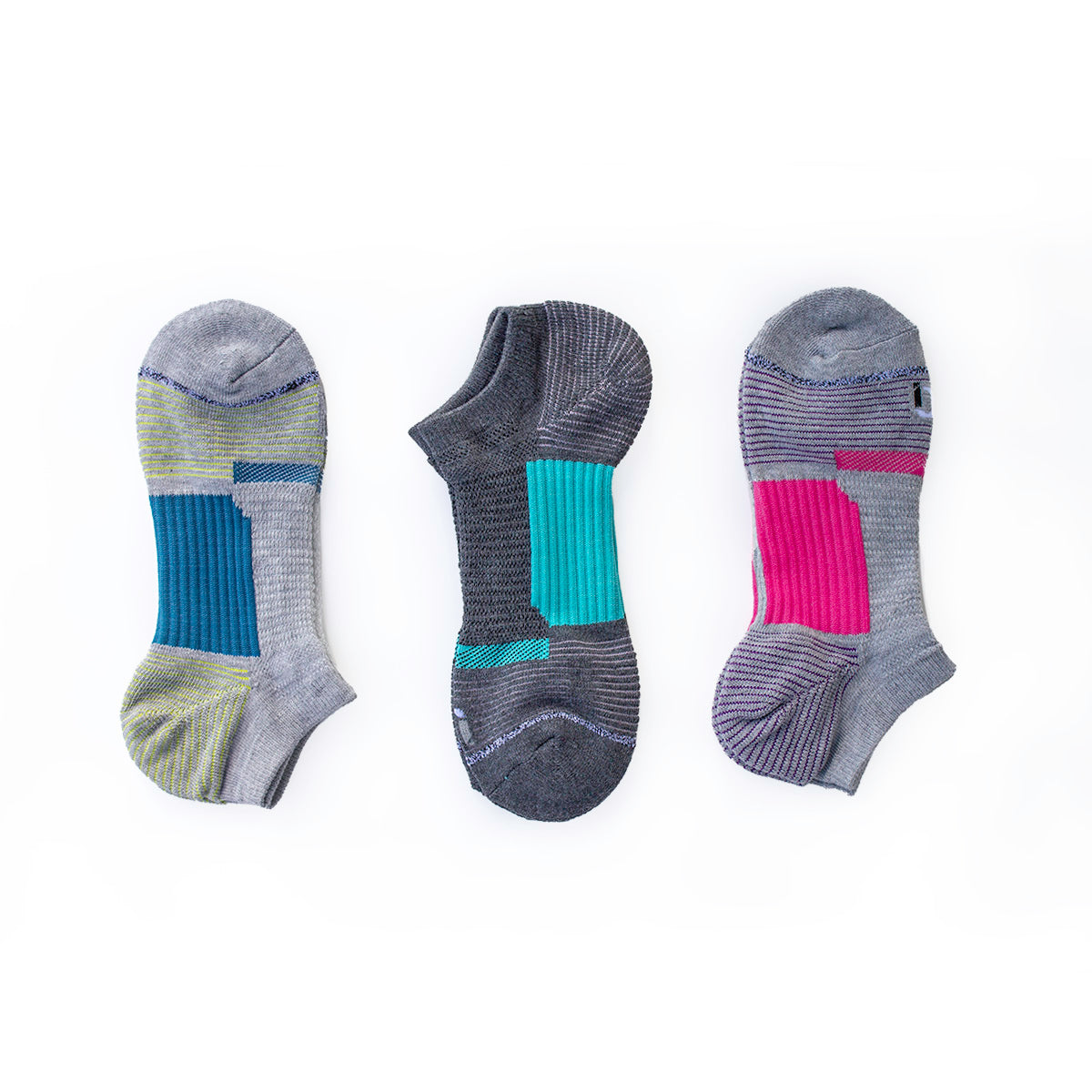 IQ Brands Poly Cushion 3pk Socks