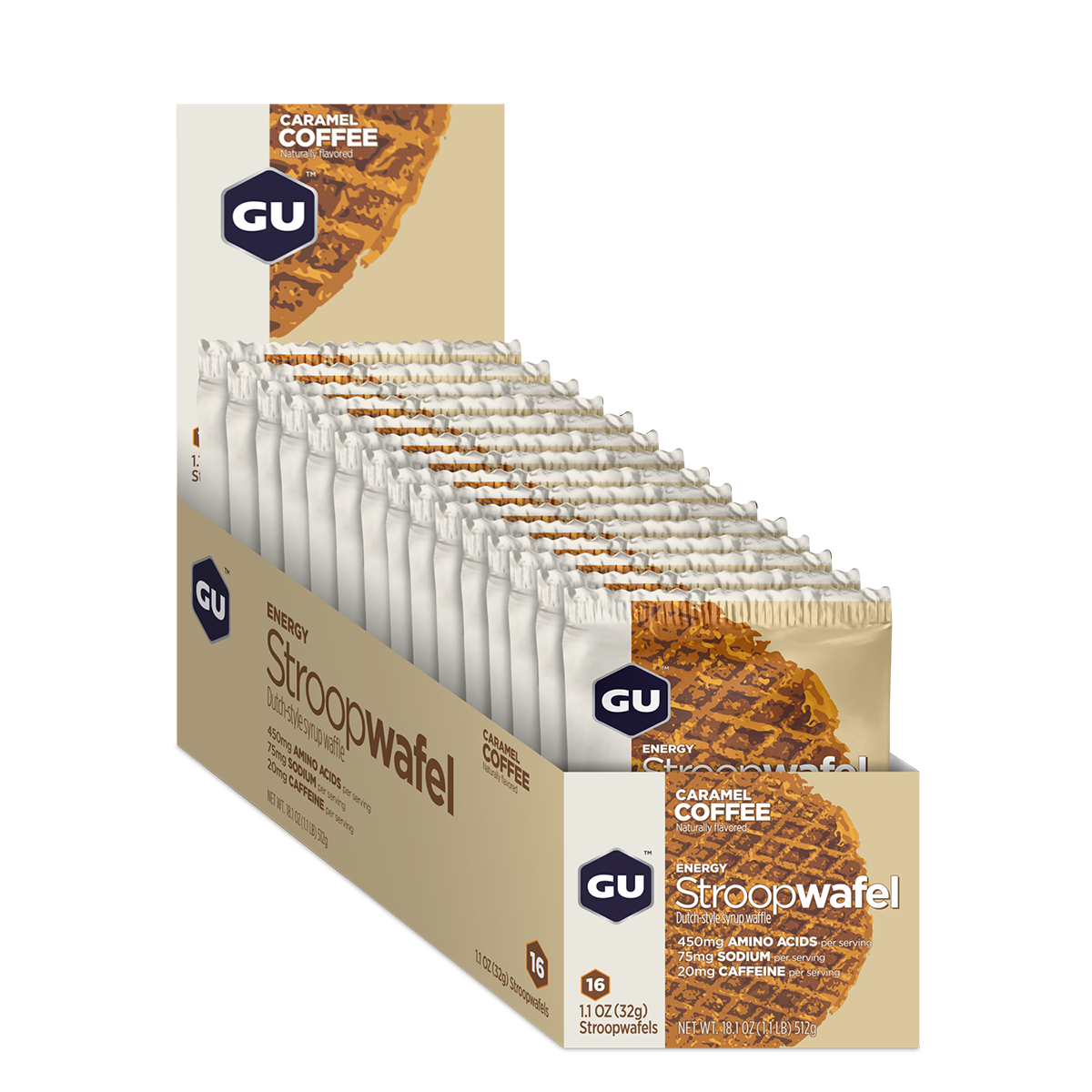 GU Energy Stroopwafel 16 Count
