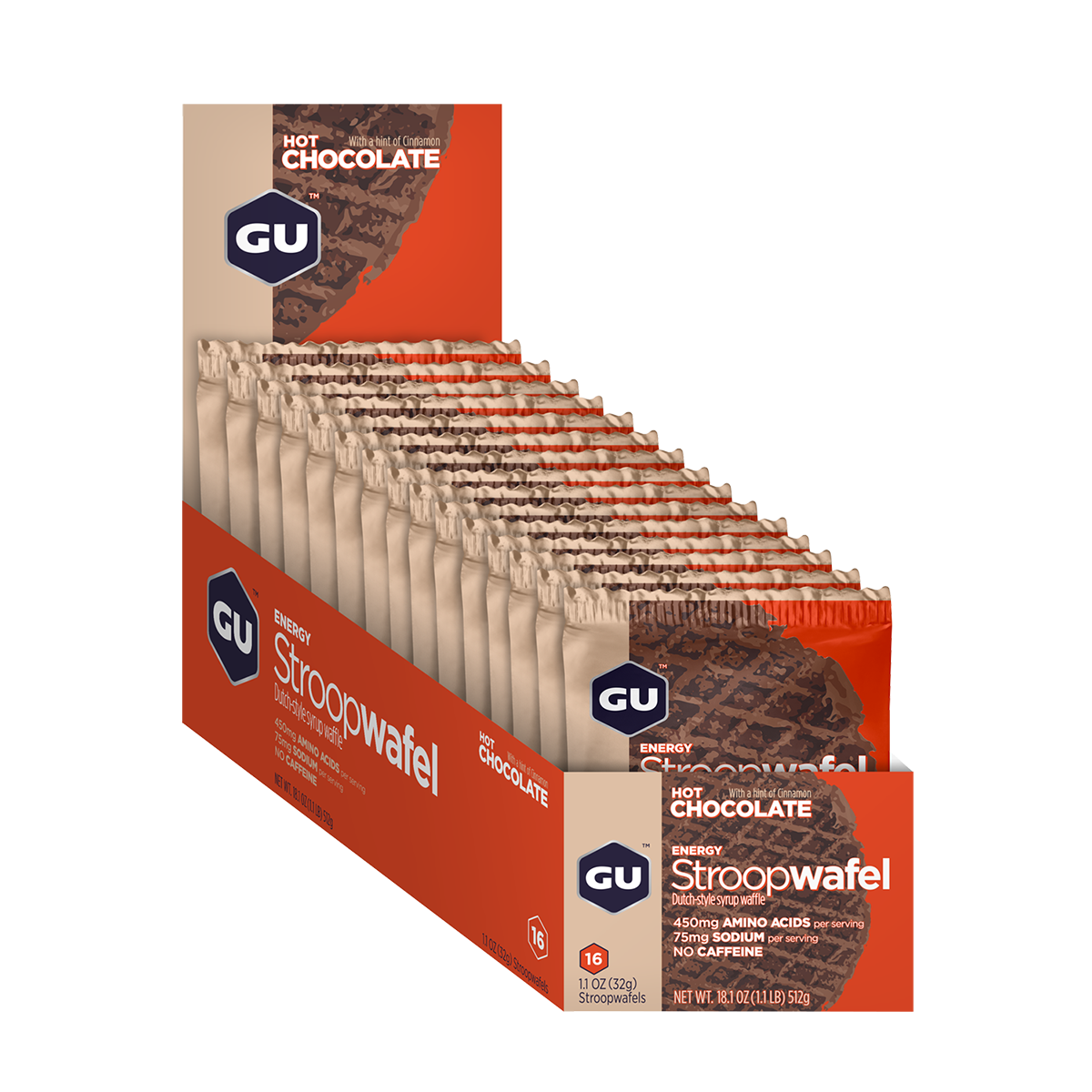 GU Energy Stroopwafel 16 Count