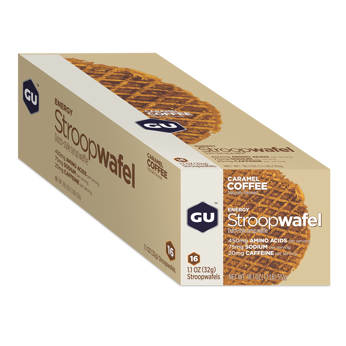 GU Energy Stroopwafel 16 Count