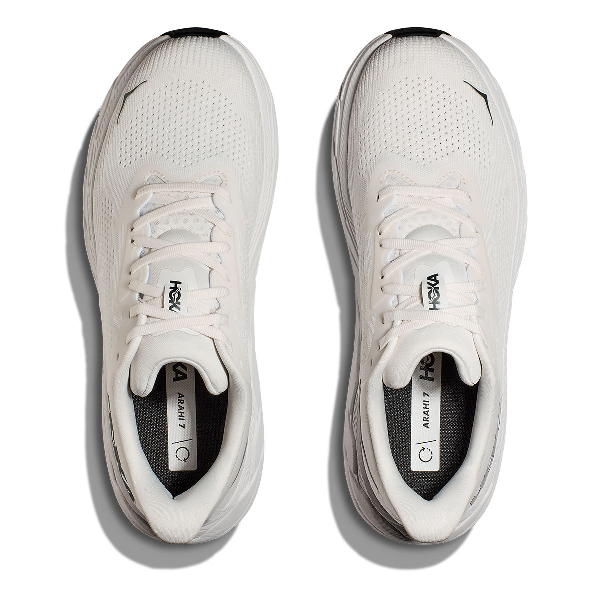 Hoka Arahi 7 - Blanc de Blanc - Steel Wool