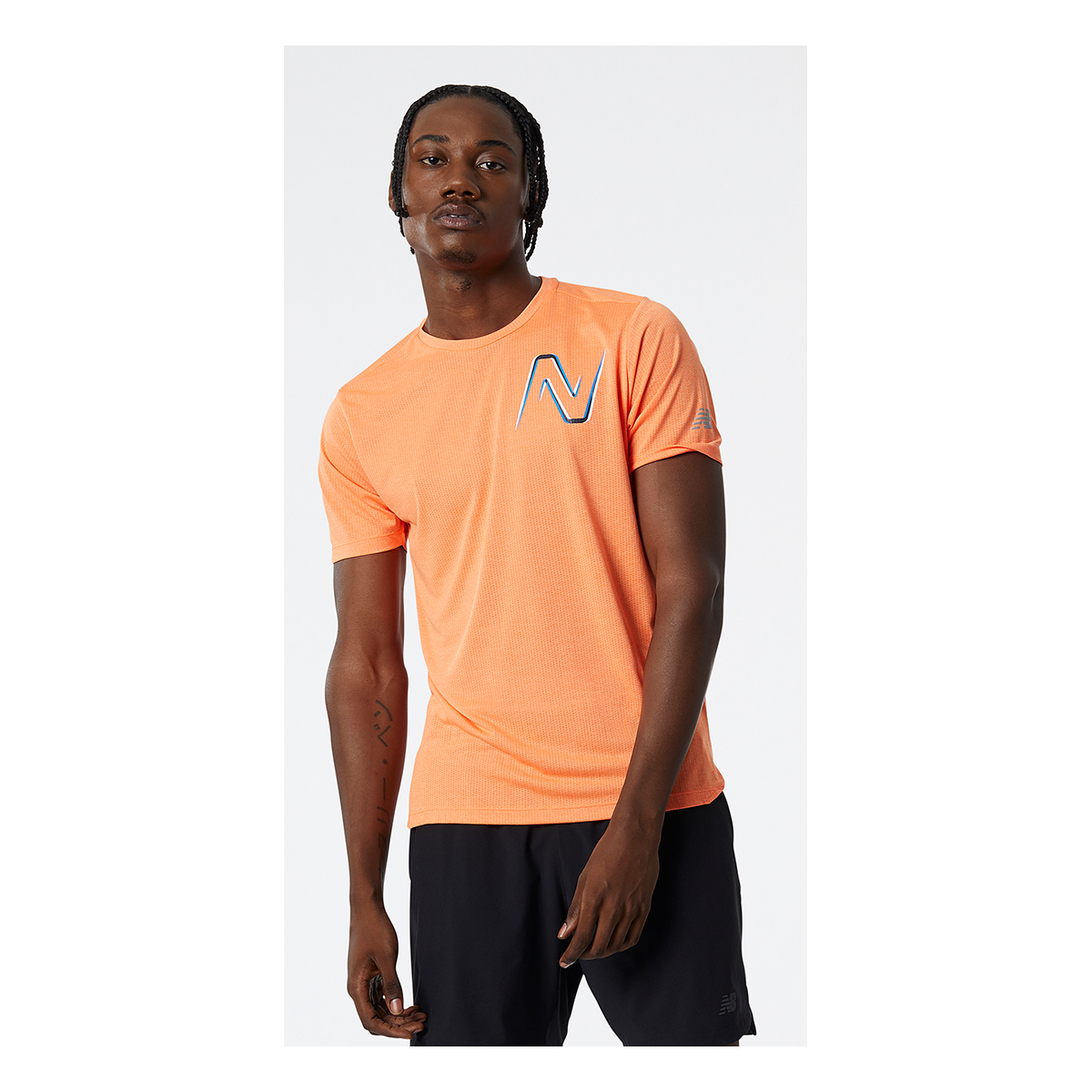 New Balance Graphic Impact Run Shortsleeve