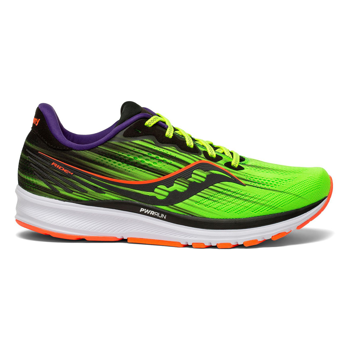Saucony Men's Ride 14 Running Vizi/Scarlet
