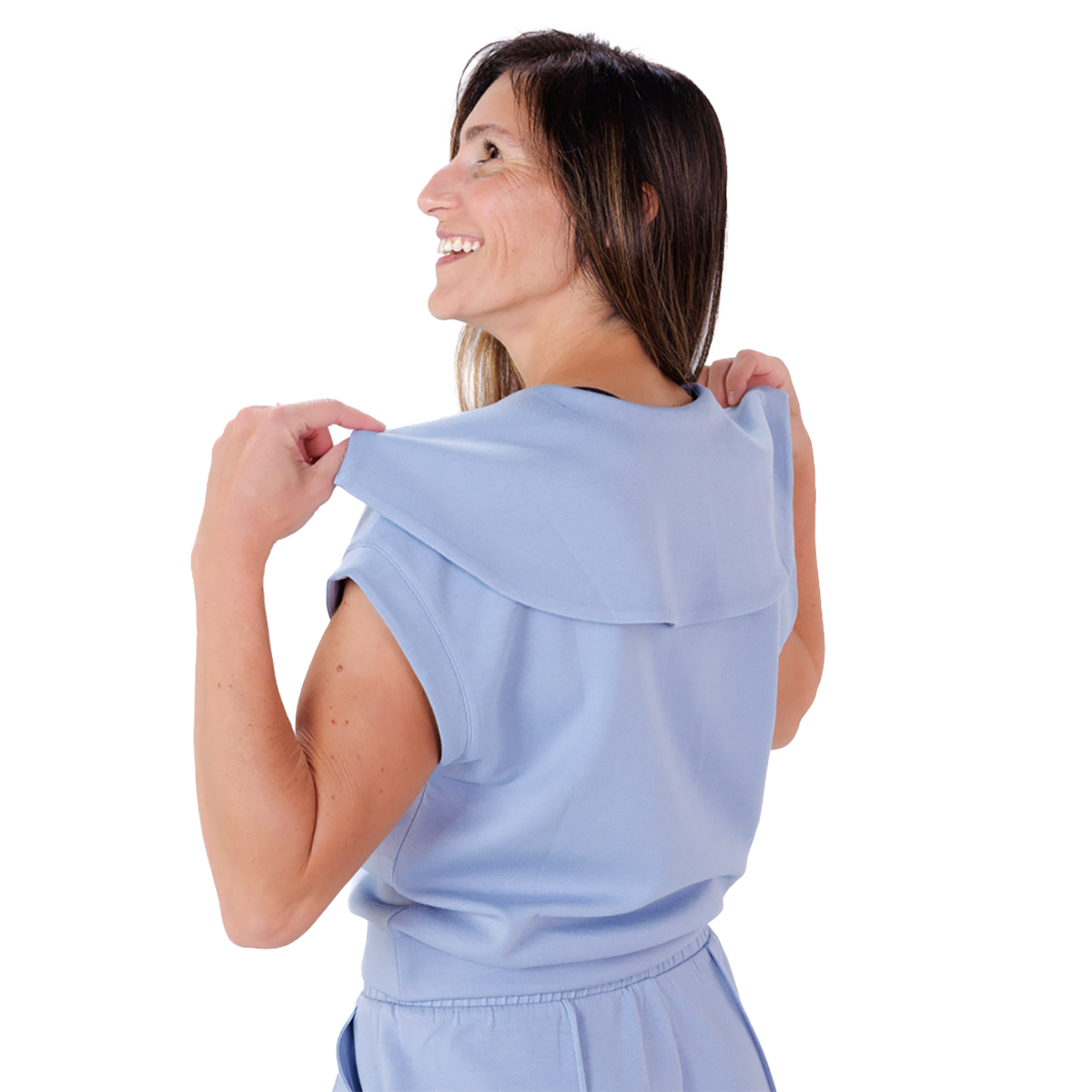 F2R Softlite Shortsleeve 1/2 Zip W Oversized Collar