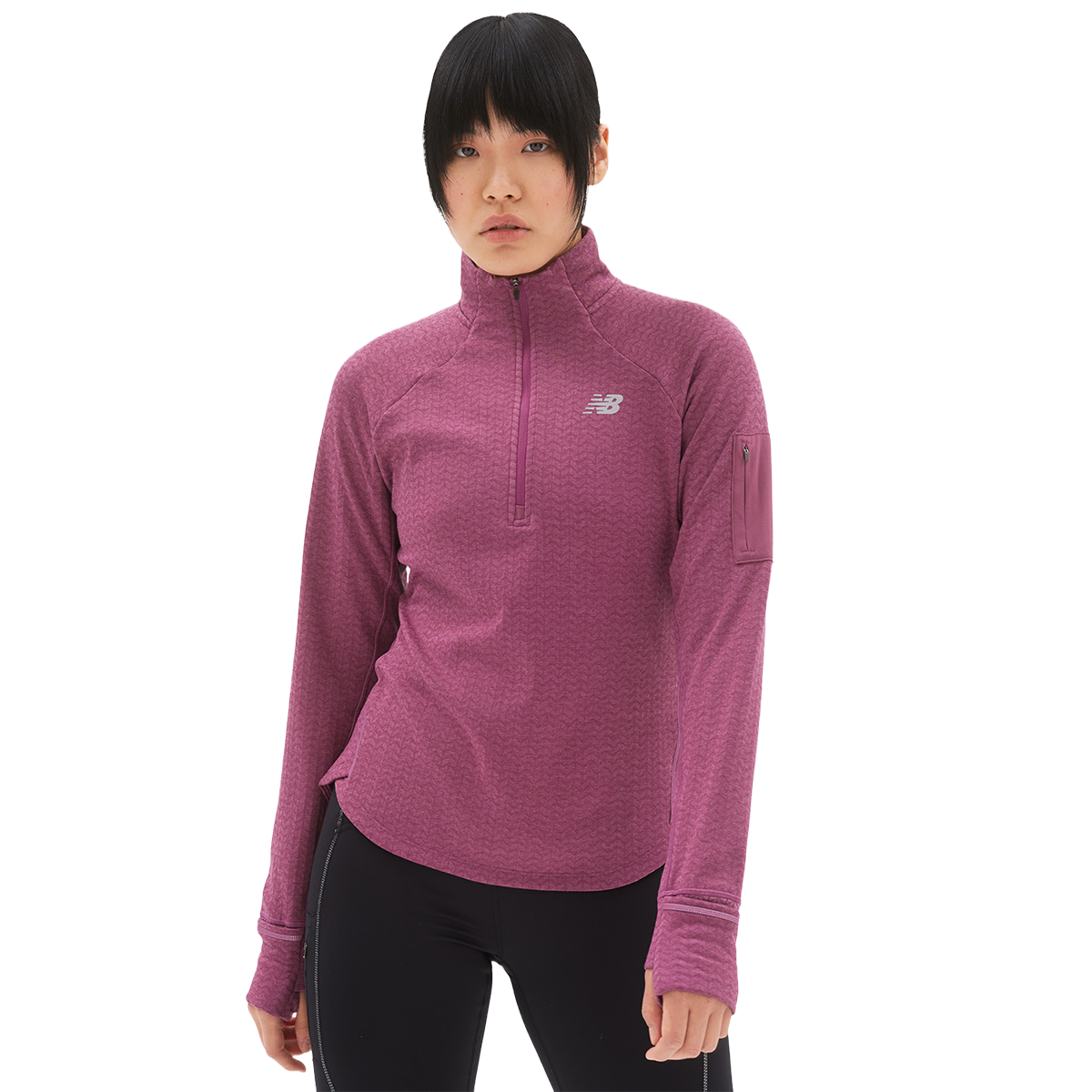 New Balance NB Heat Grid Half Zip Pullover