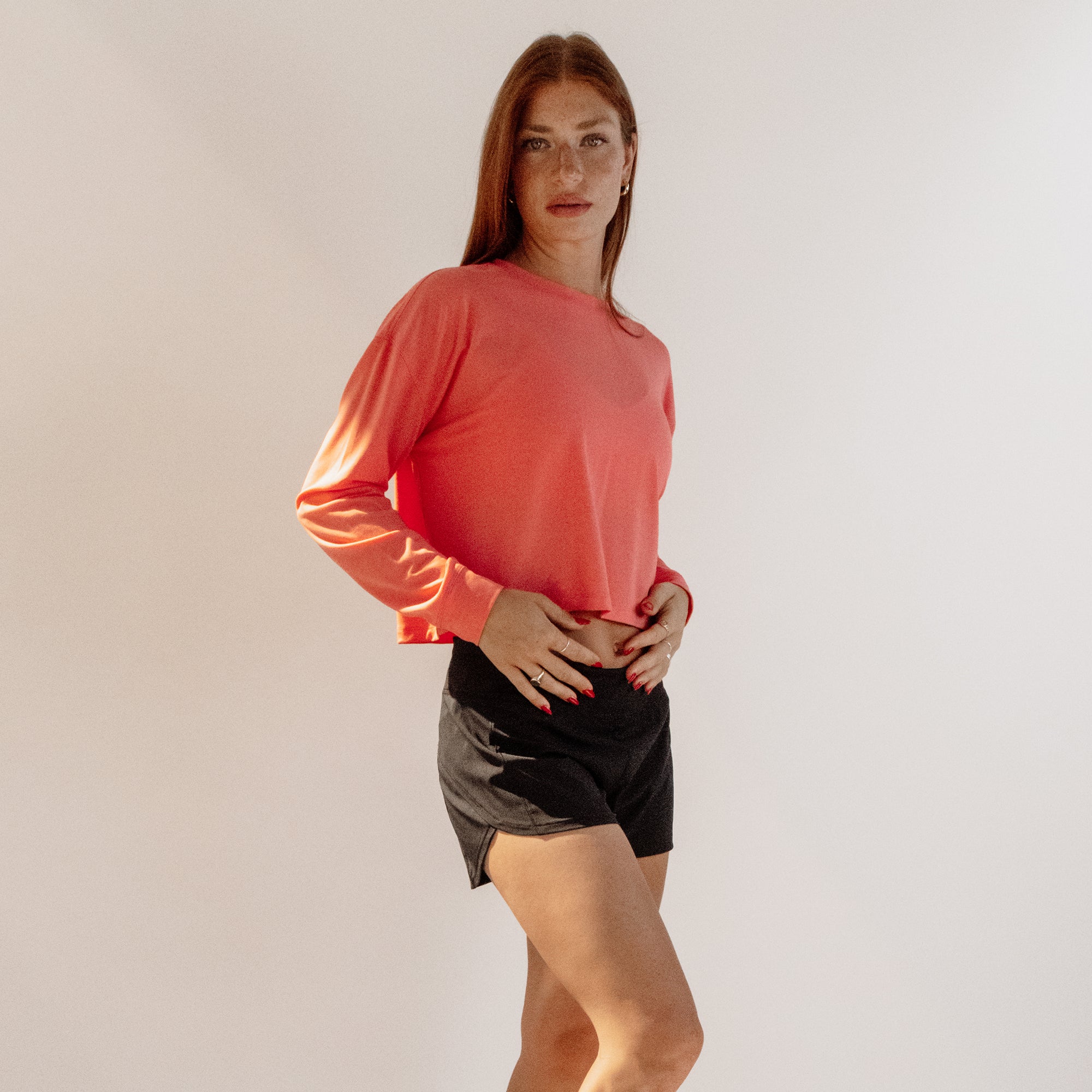 F2R Essential Run Crop Longsleeve Tee