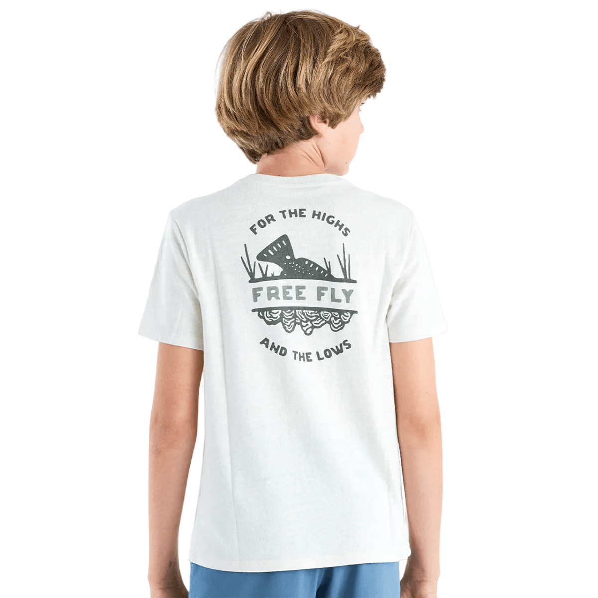 Free Fly Youth Highs and Lows Shortsleeve Tee