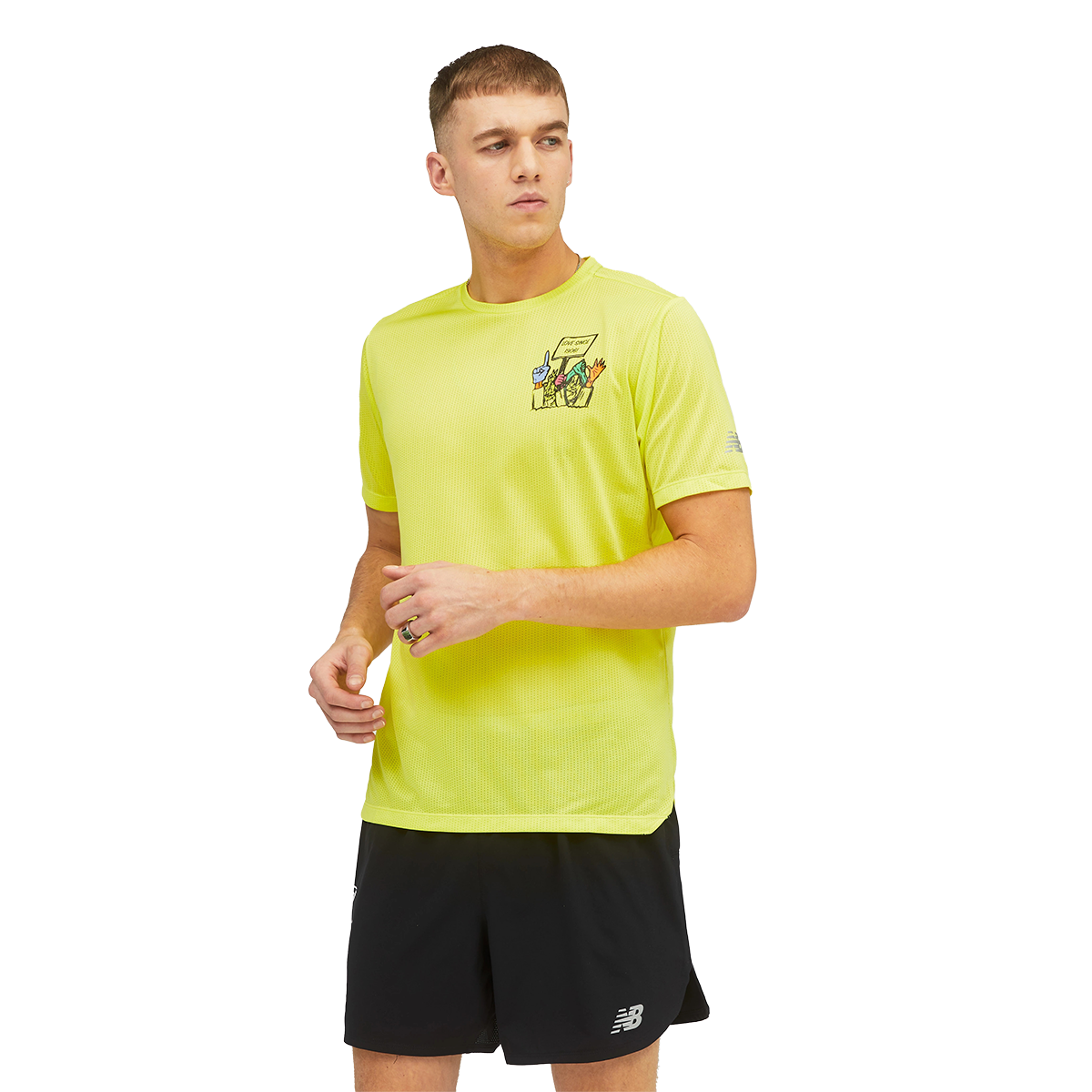 New Balance Graphic Impact Run Shortsleeve