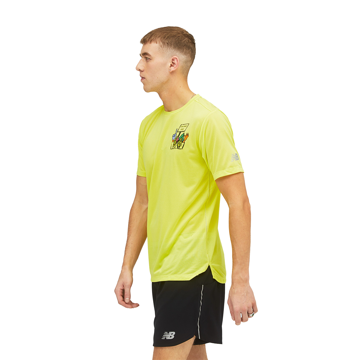 New Balance Graphic Impact Run Shortsleeve