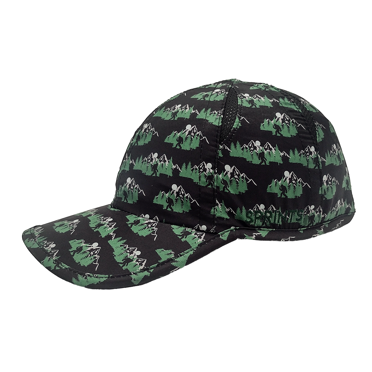 Sprints Race Day Hat Green Silver Unisex