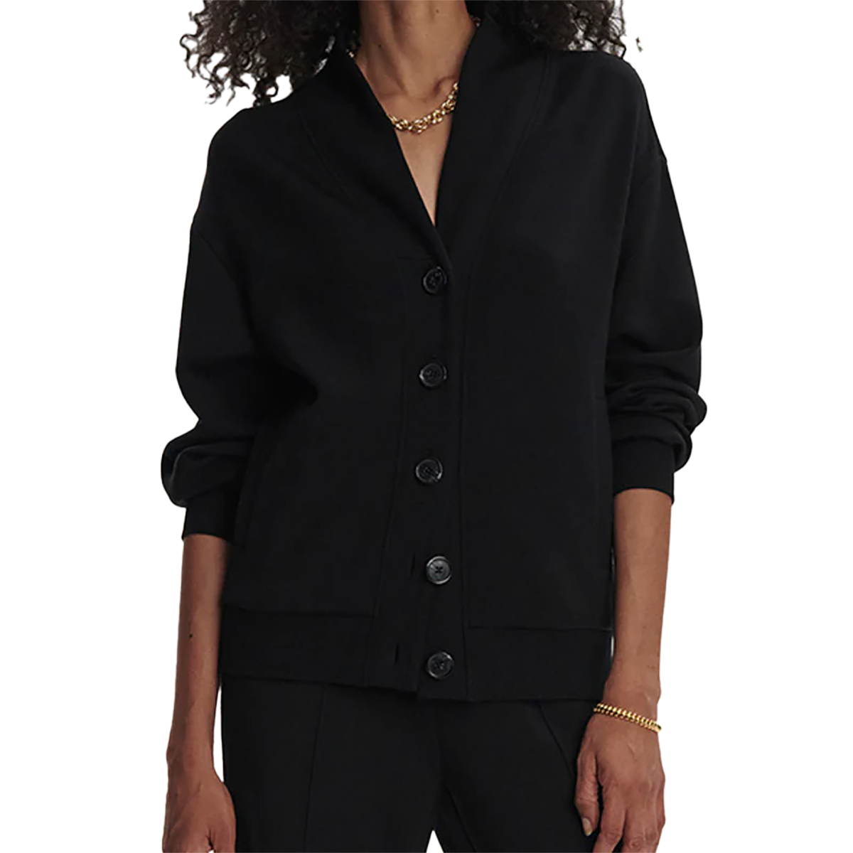 Varley Celeste Button Through Sweat