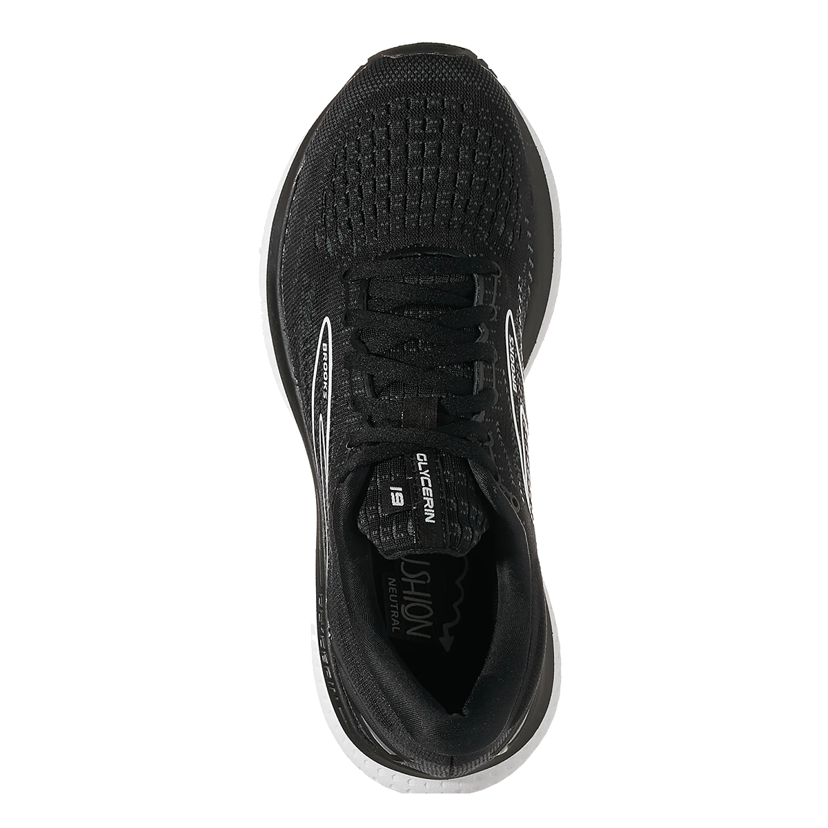 Brooks Glycerin 19 - Black - White