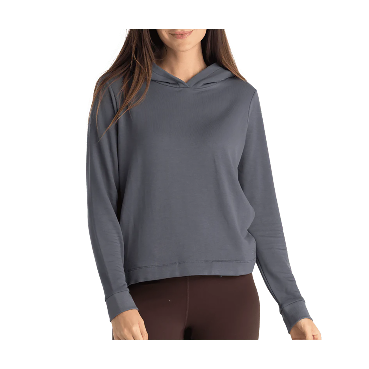 Free Fly Bamboo Lightweight Fleece Cropped Hoodie