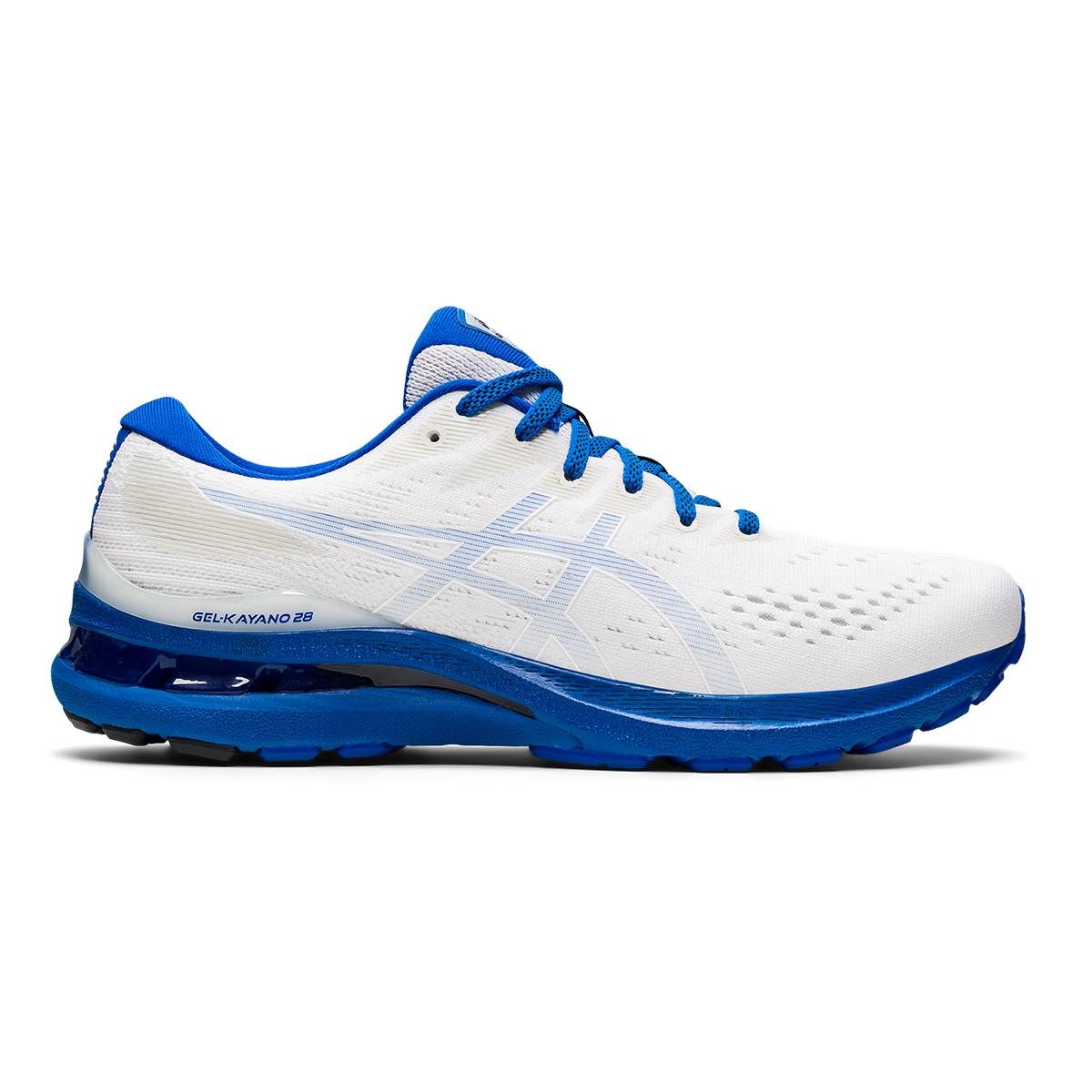 Asics Gel Kayano 28 - White - Tuna Blue