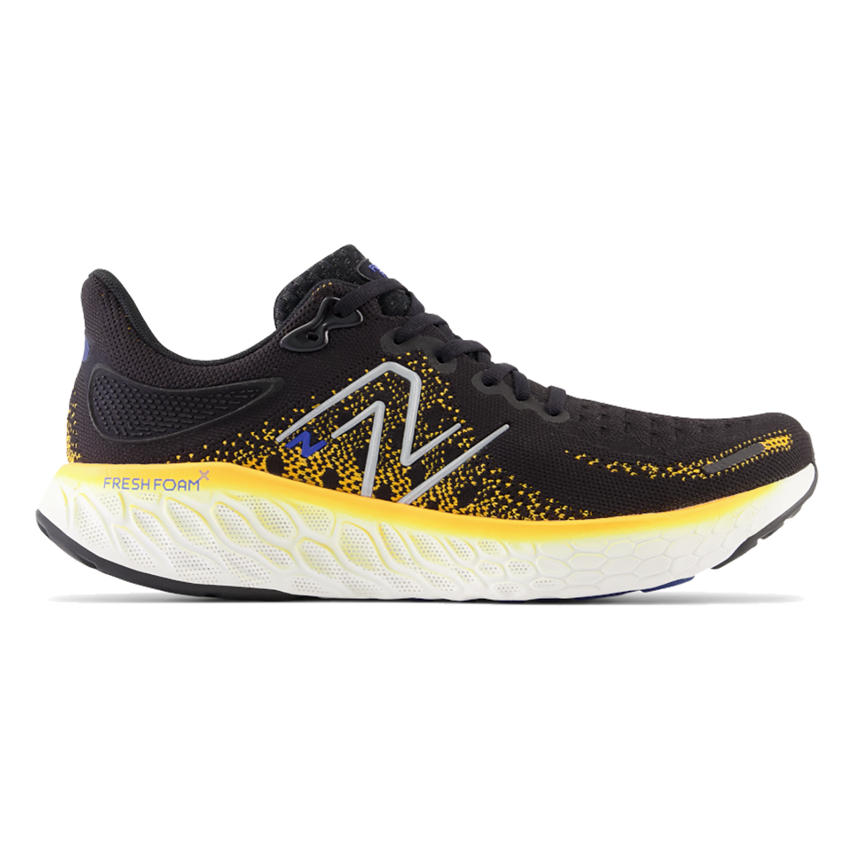 New Balance Fresh Foam X 1080 V12 - Black - Hot Marigold