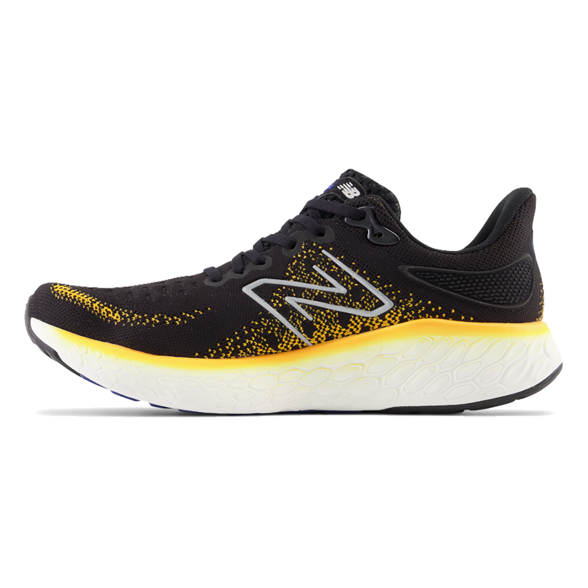 New Balance Fresh Foam X 1080 V12 - Black - Hot Marigold