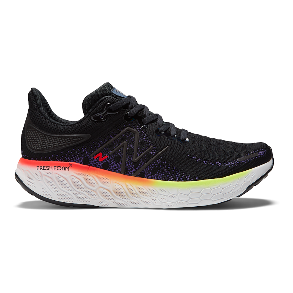 New Balance Fresh Foam X 1080 V12 - Black - Pixel Green - Electric