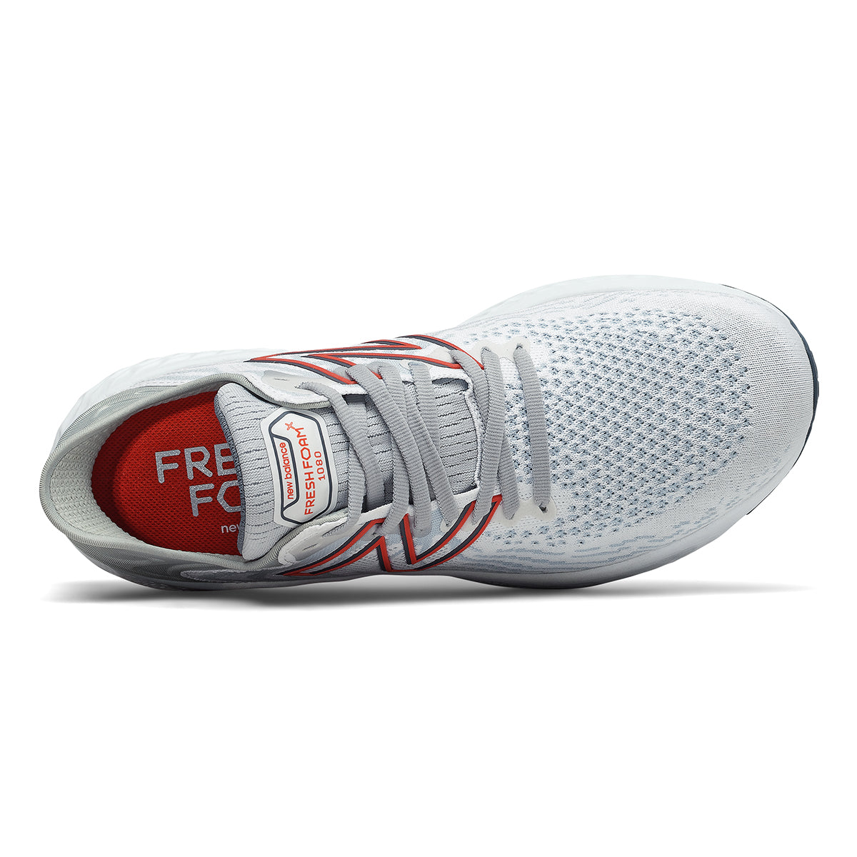 New Balance 1080 V11 - White - Ghost Pepper