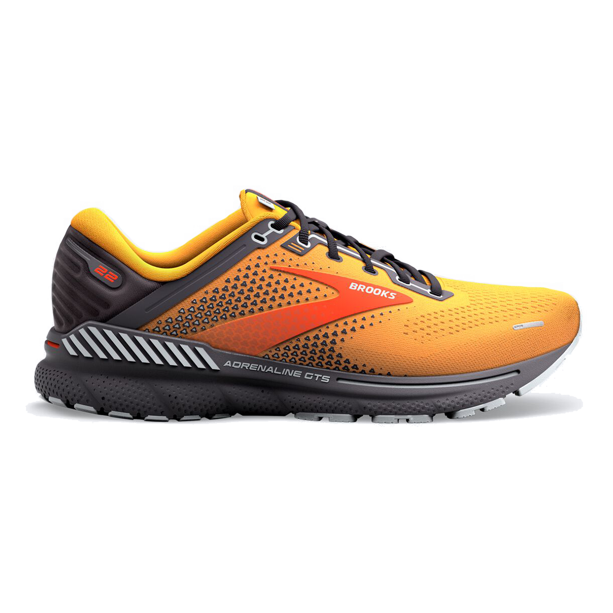 Brooks Adrenaline GTS 22 - Orange - Pearl - High Rise