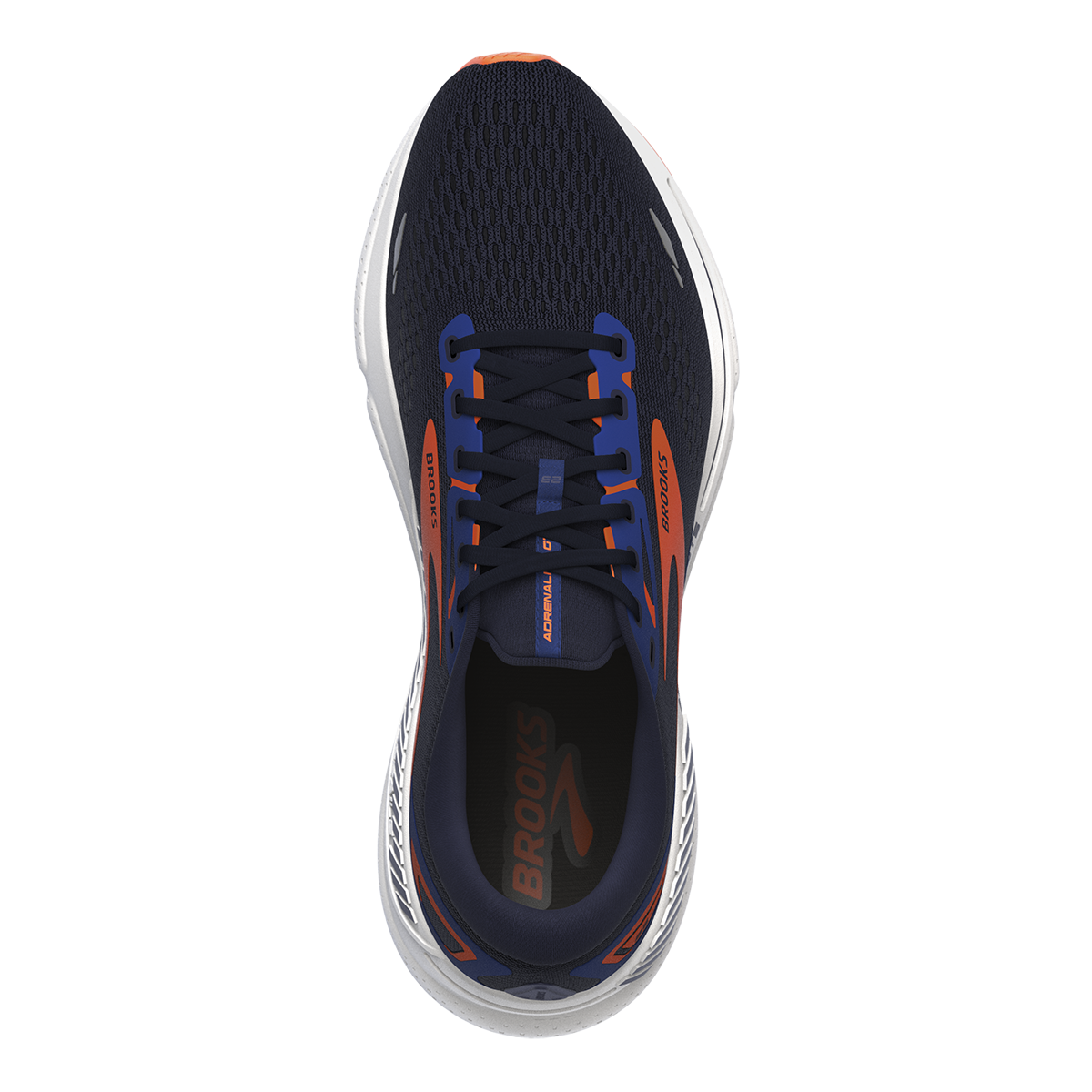 Brooks Adrenaline GTS 23 - Peacoat - Orange - Surf the Web