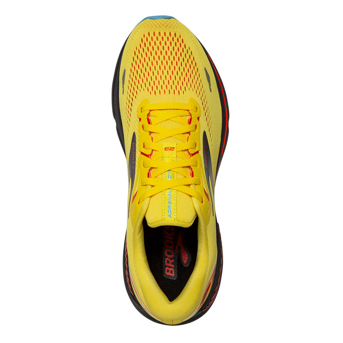 Brooks Adrenaline GTS 23 - Yellow - Foraged Iron - Orange