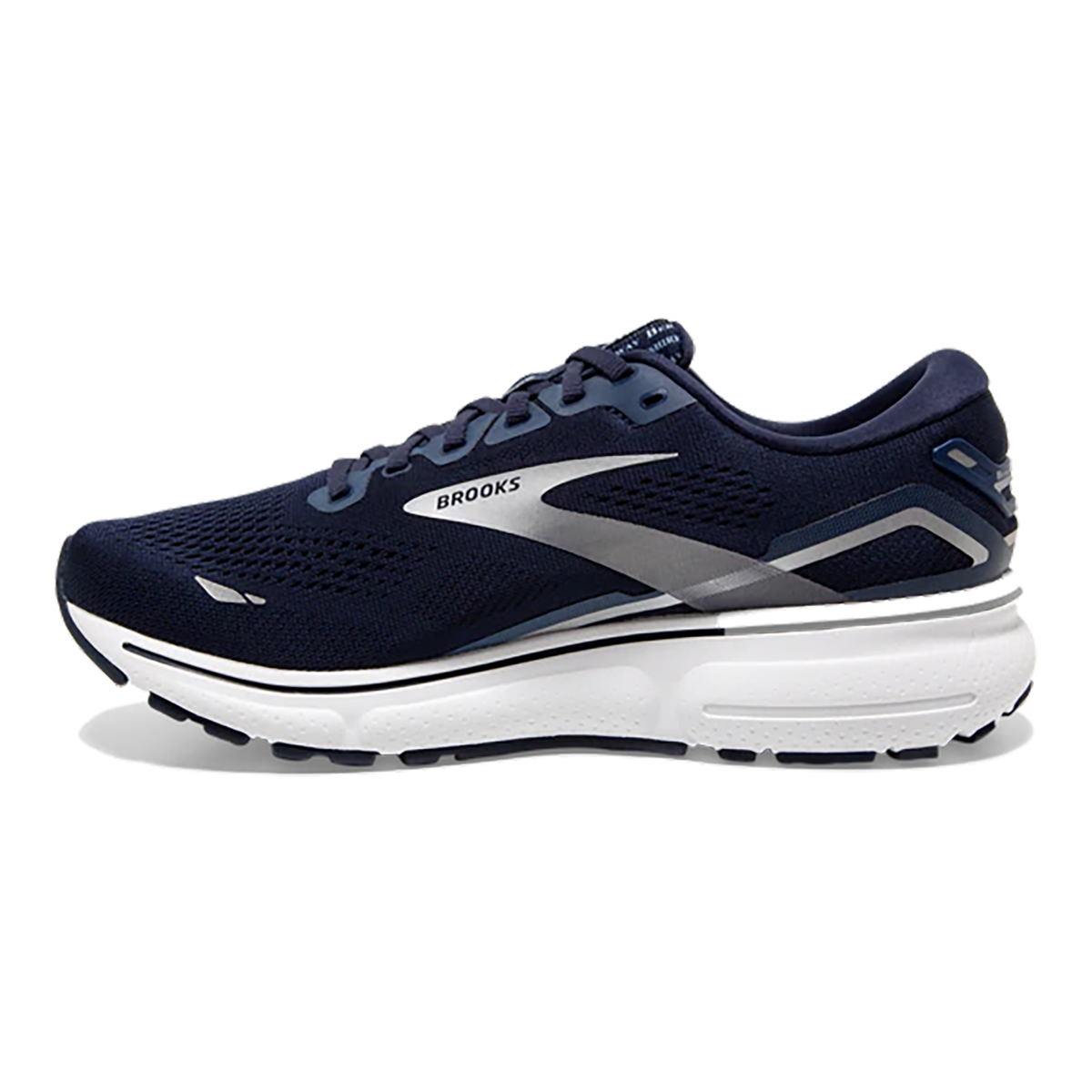 Brooks Ghost 15 - Peacoat - Blue - Silver
