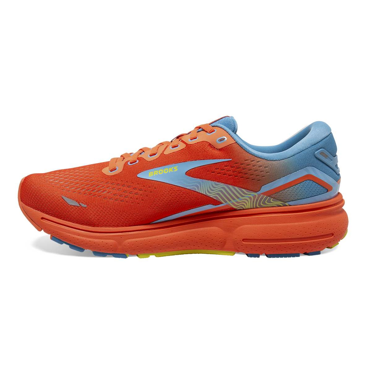 Brooks Ghost 15 - Orange - Blue - Yellow