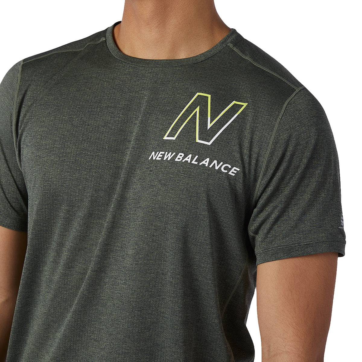 New Balance Printed Impact Run Shortsleeve