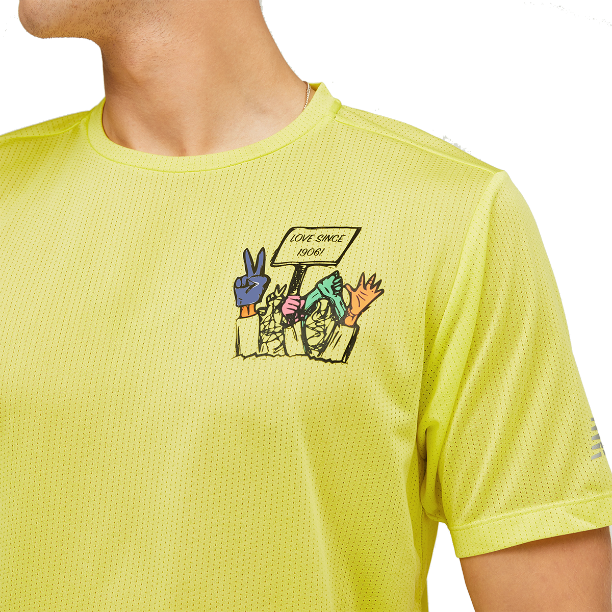 New Balance Graphic Impact Run Shortsleeve