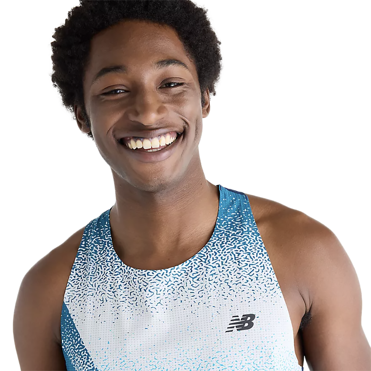 New Balance Race Day Ultra Light Printed Singlet