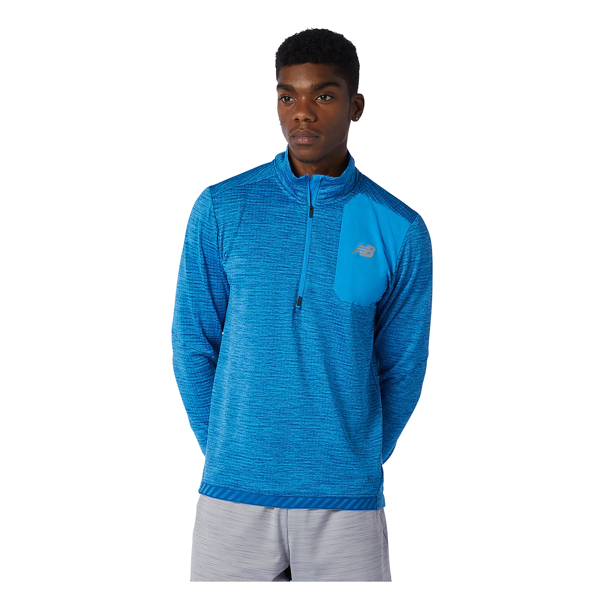 New Balance NB Heat Grid Half Zip Pullover