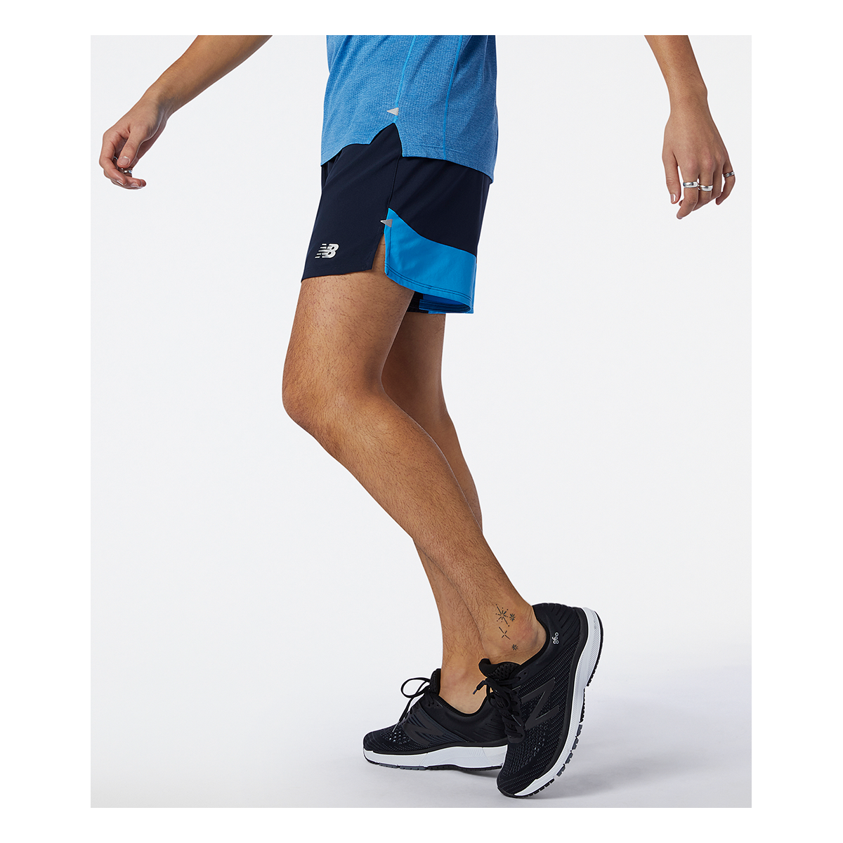 New Balance Printed Impact Run 5" Short