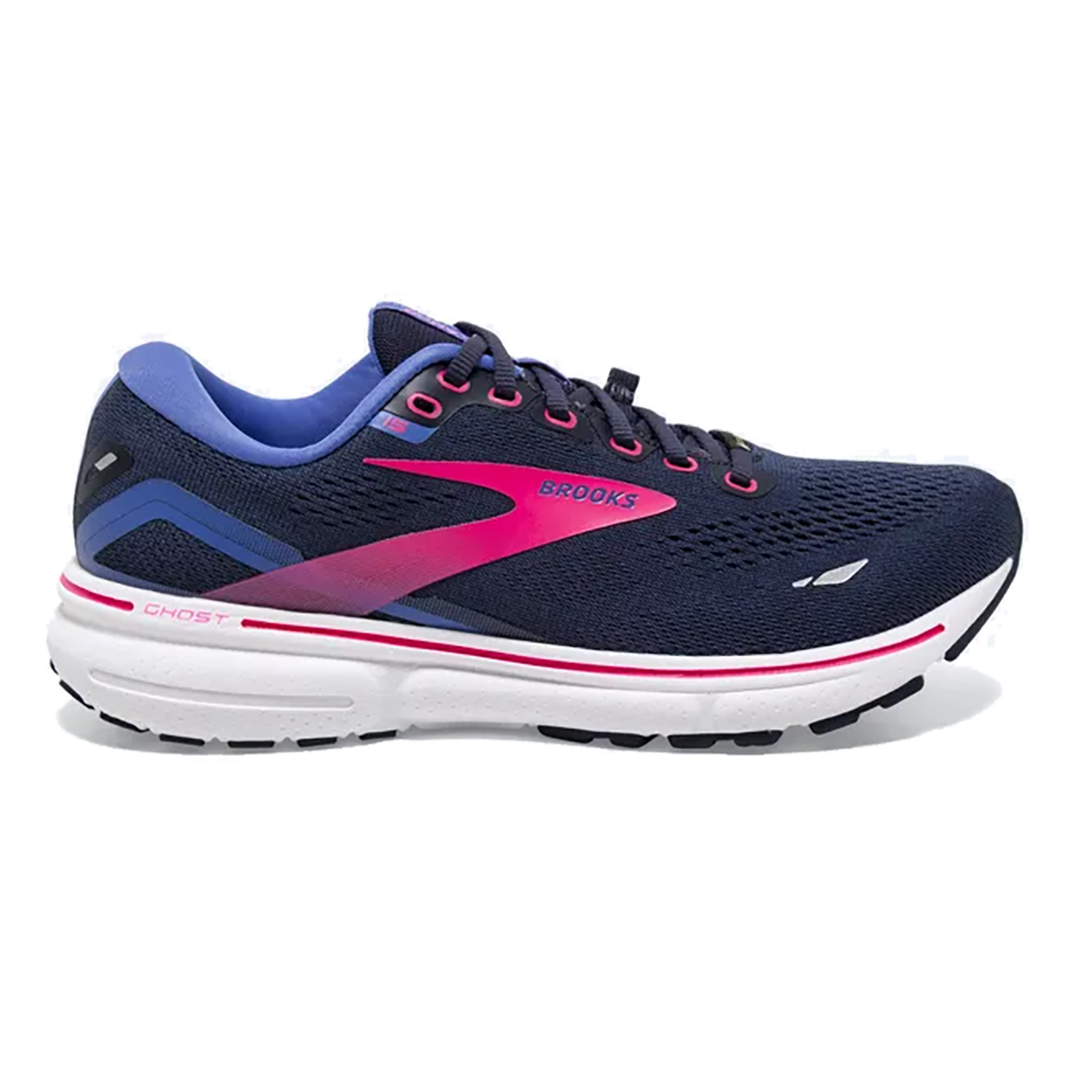Brooks Ghost 15 - Peacoat - Blue - Pink