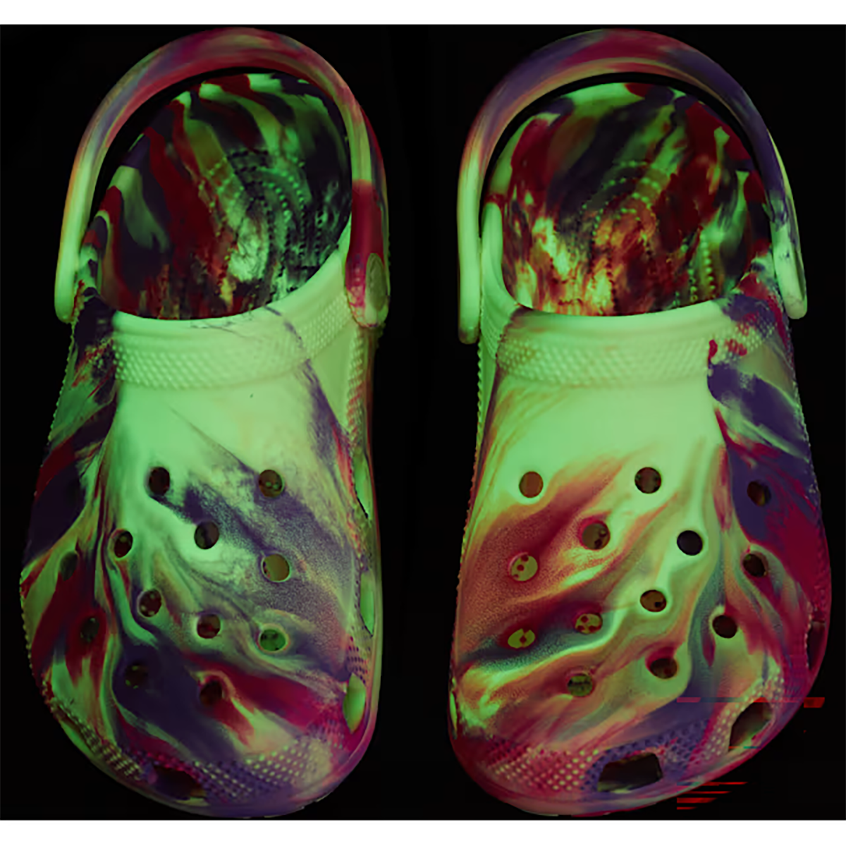 Crocs Classic Glow Marbled Clog