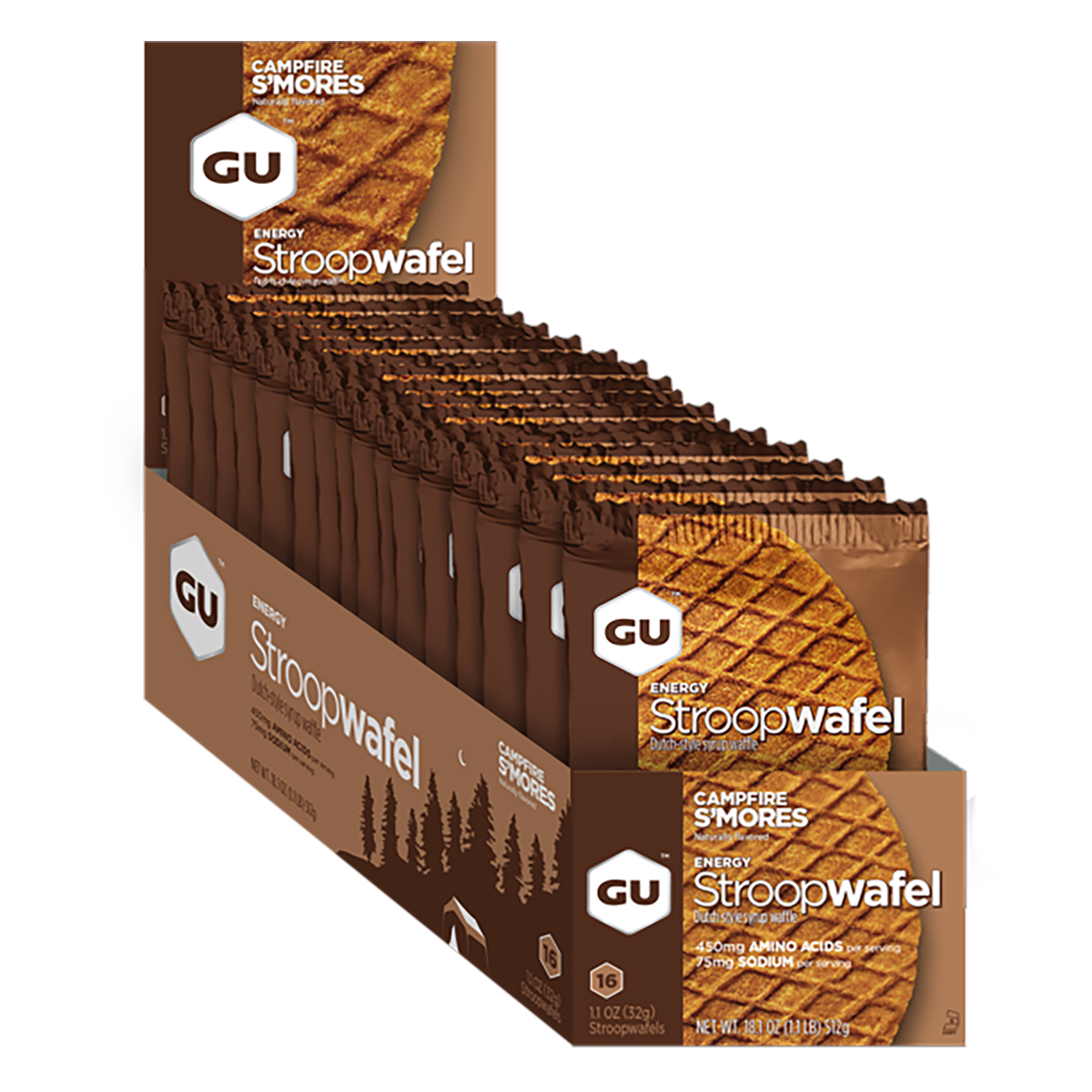 GU Energy Stroopwafel 16 Count