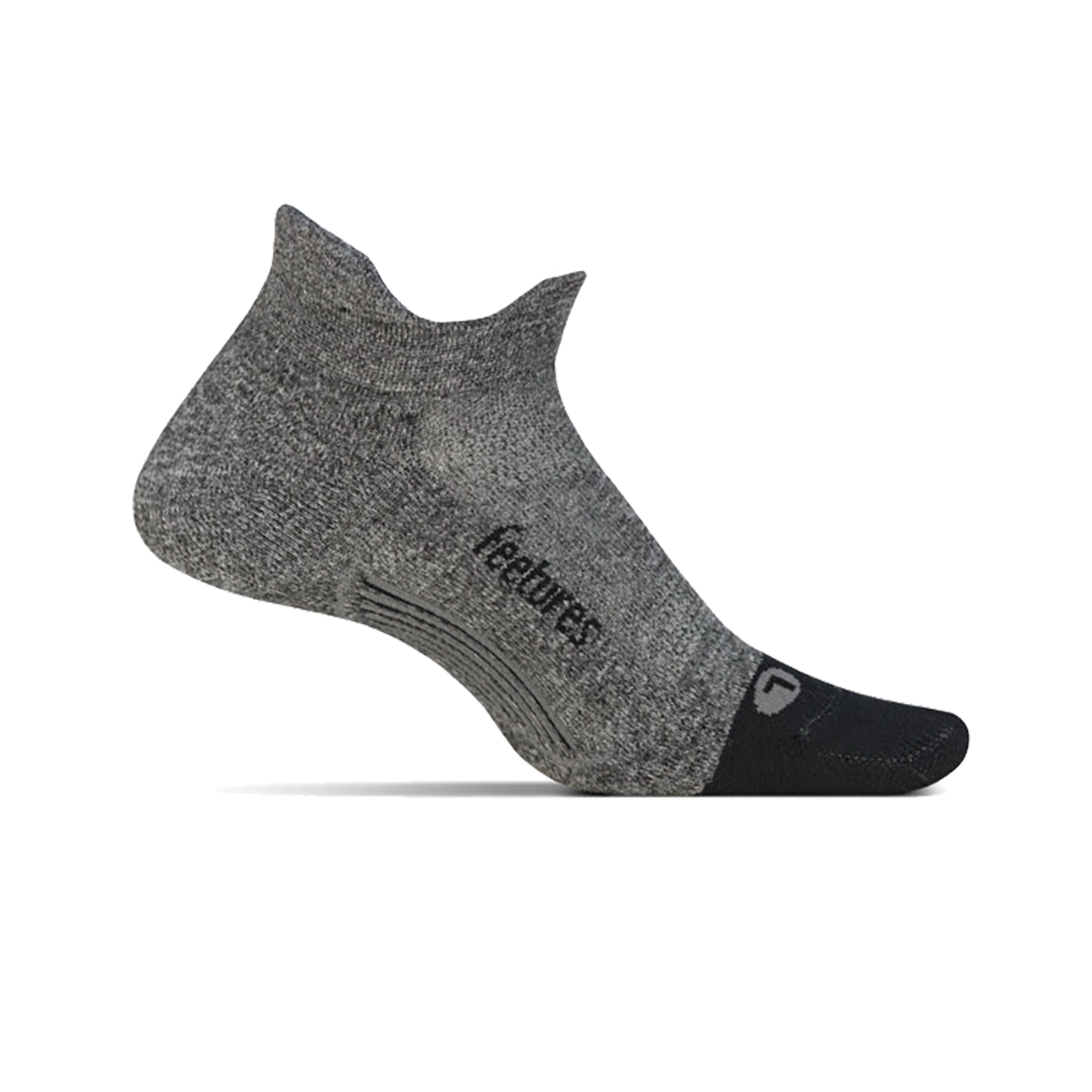Feetures Elite Light Cushion No Show Tab - Grey