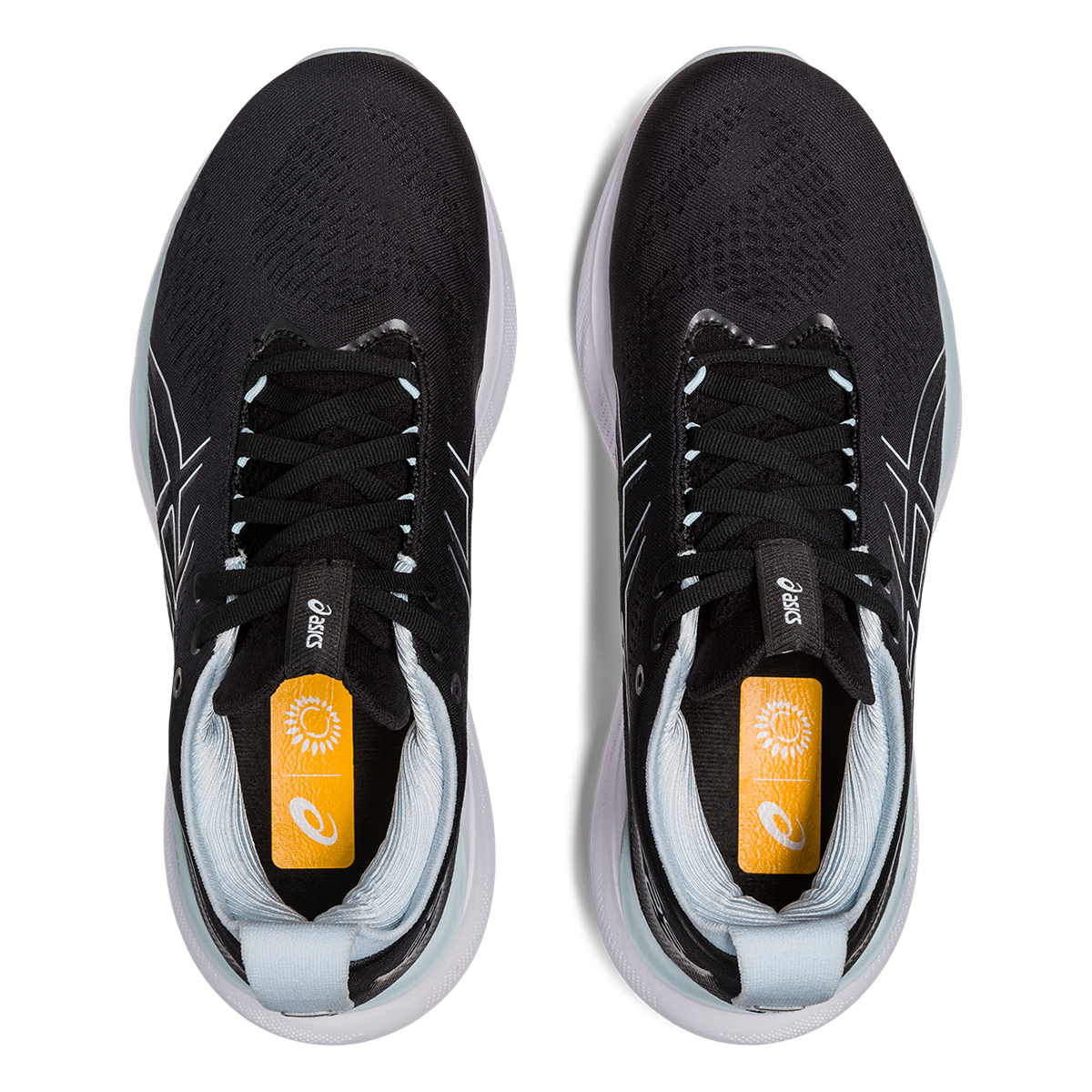 Asics Gel Nimbus 25 - Black - Reborn Blue