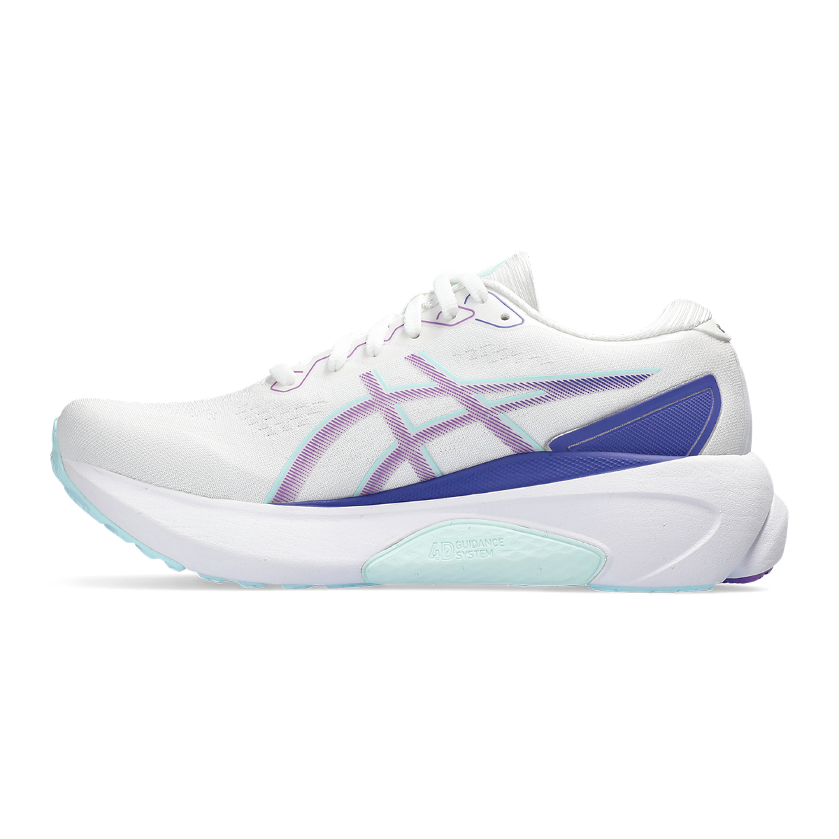 Asics Gel Kayano 30 - White - Cyber Grape