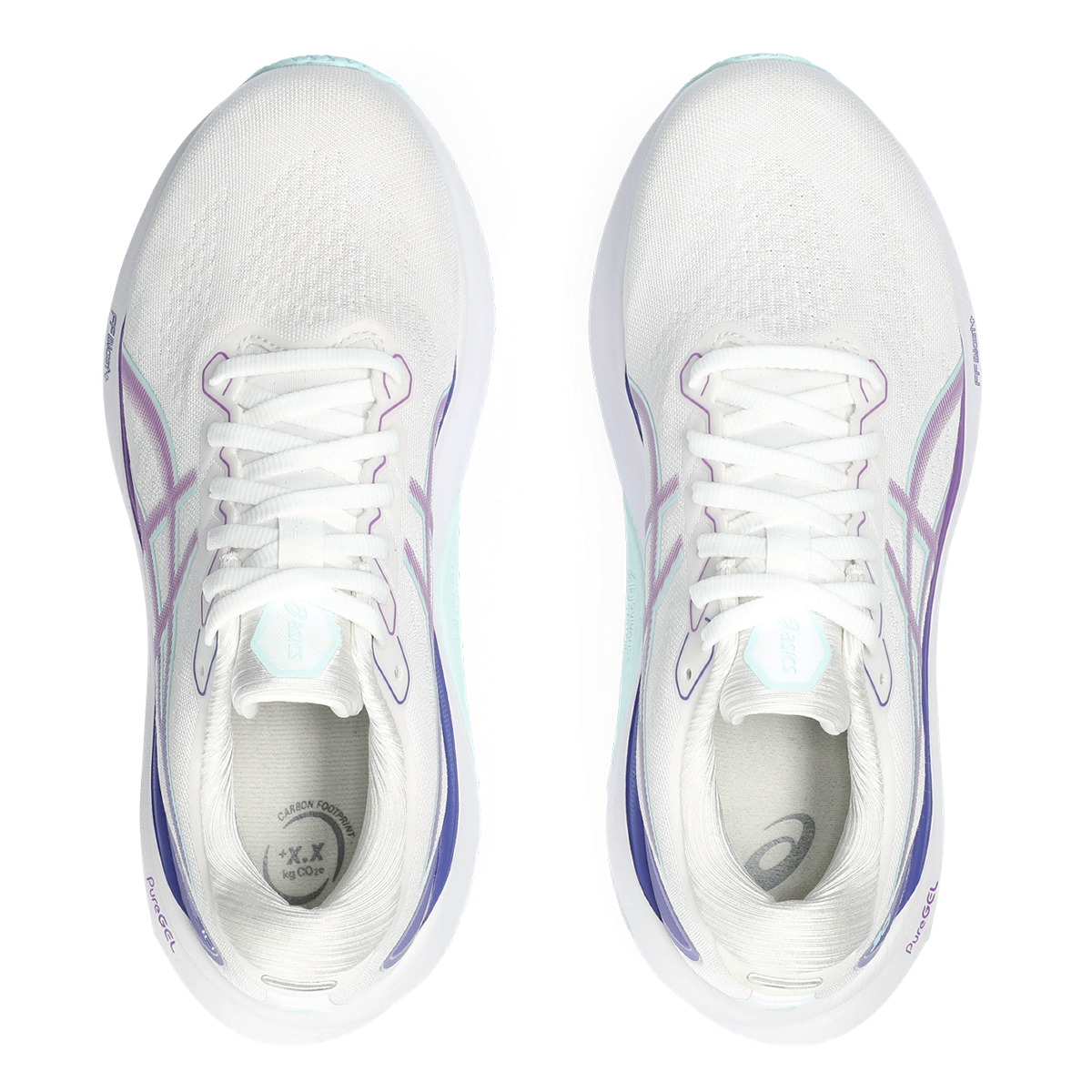 Asics Gel Kayano 30 - White - Cyber Grape