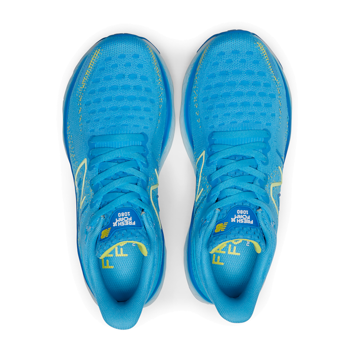New Balance Fresh Foam X 1080 V12 - Vibrant Sky - Lemonade - Serene Blue